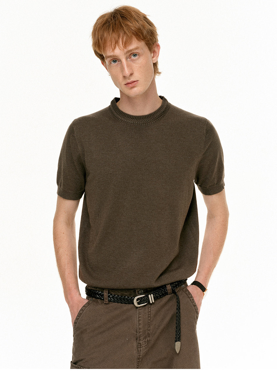 Luxury-Style Knit Shirt