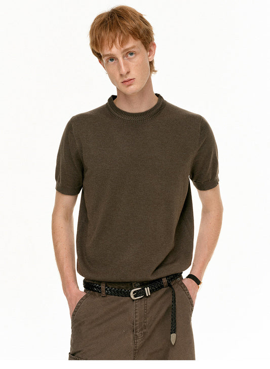 Luxury-Style Knit Shirt