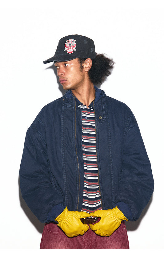 Checkered Lined Cotton Jacket