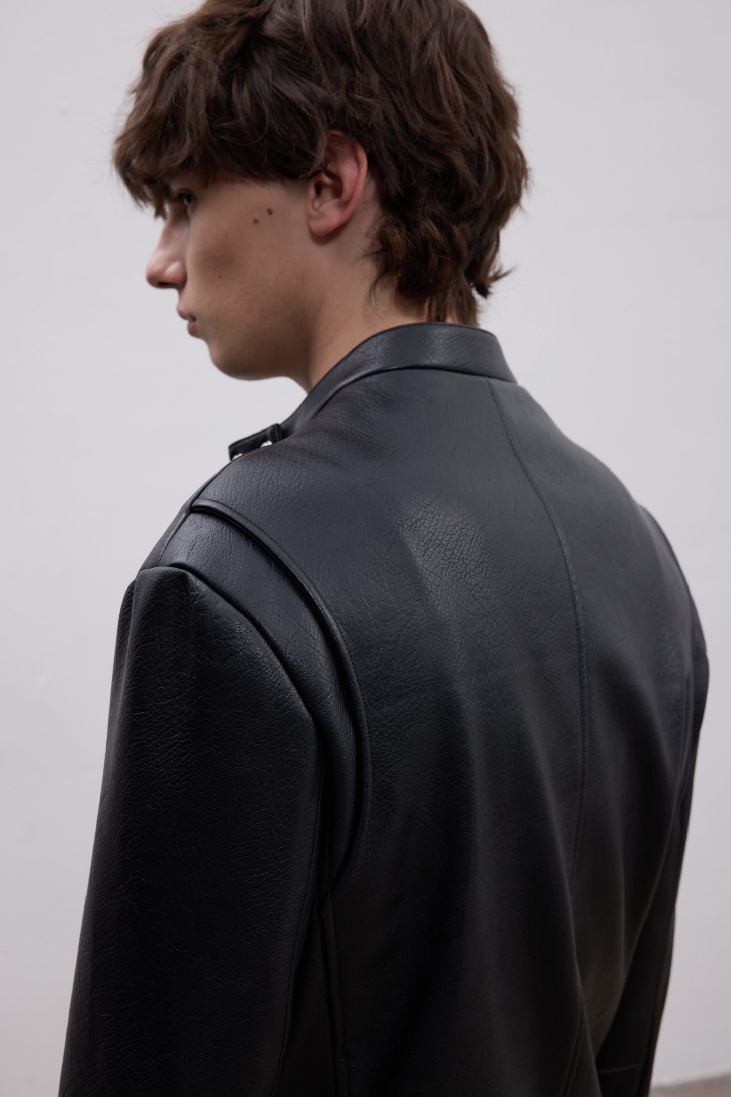 Slim Fit Motorcycle Leather Jacket