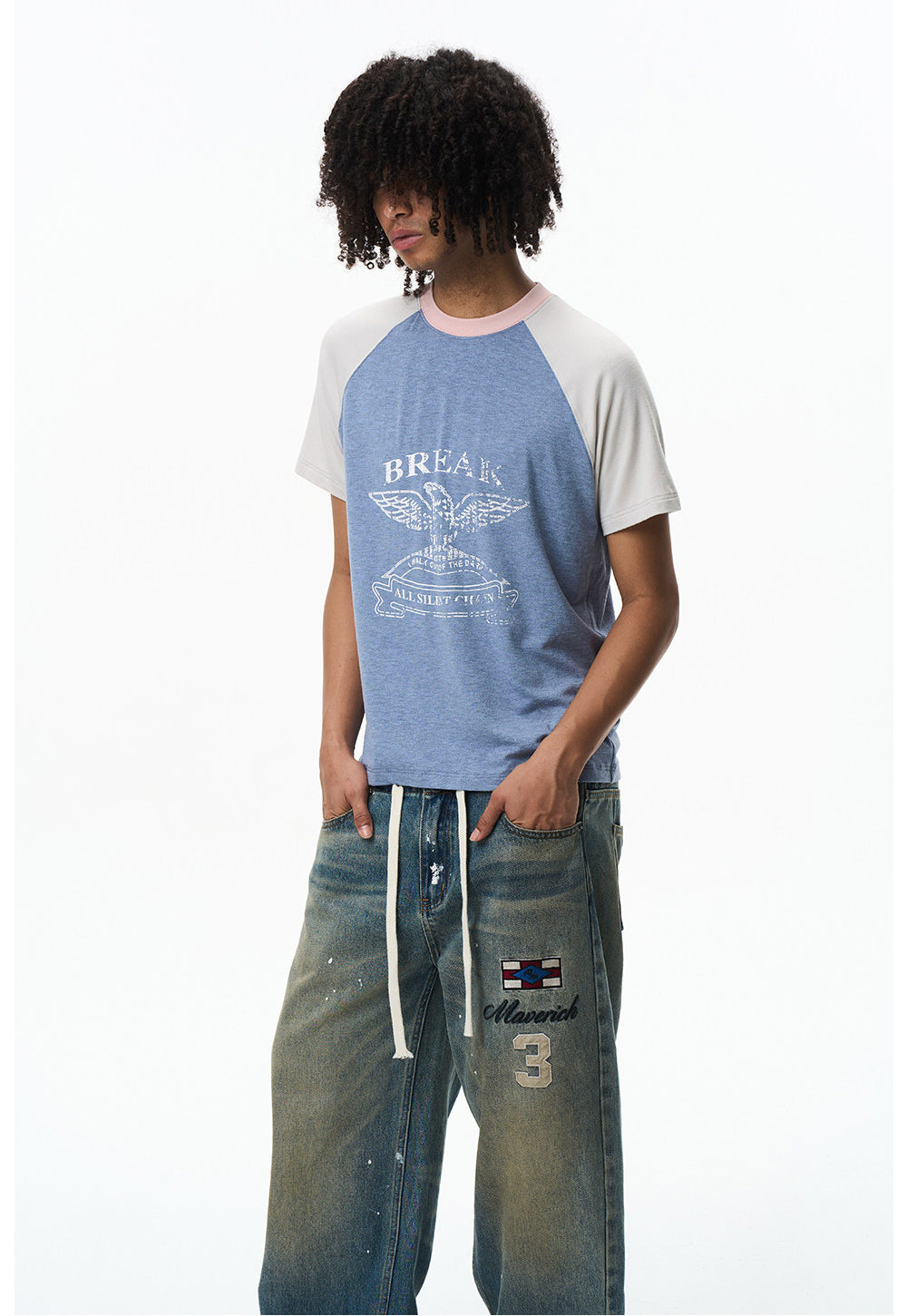 Vintage Letter Print T-Shirt