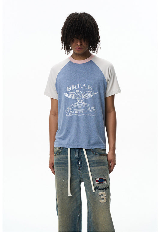Vintage Letter Print T-Shirt