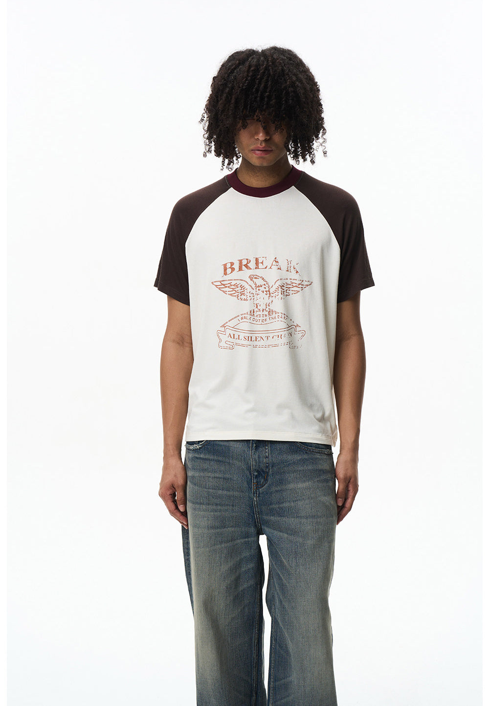 Vintage Letter Print T-Shirt