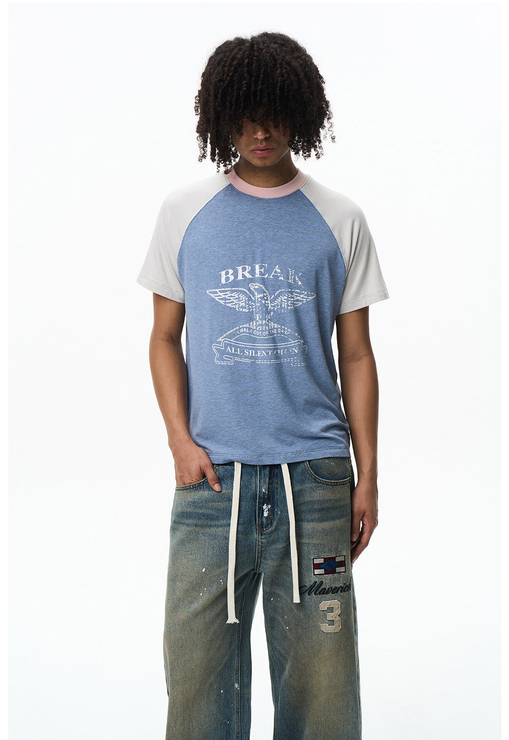 Vintage Letter Print T-Shirt