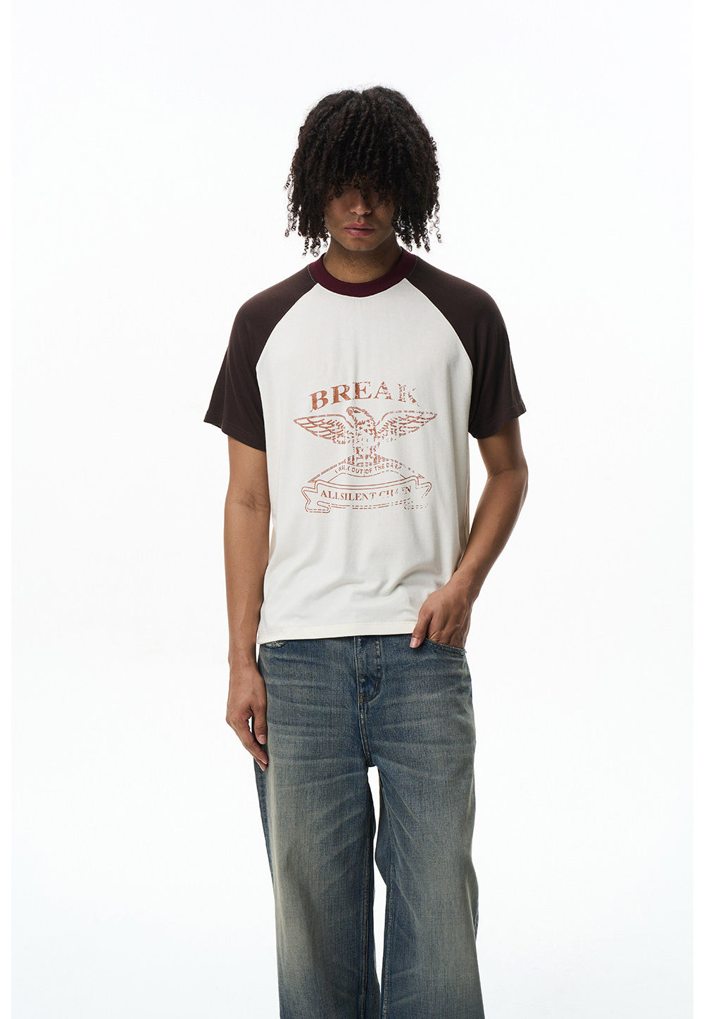Vintage Letter Print T-Shirt