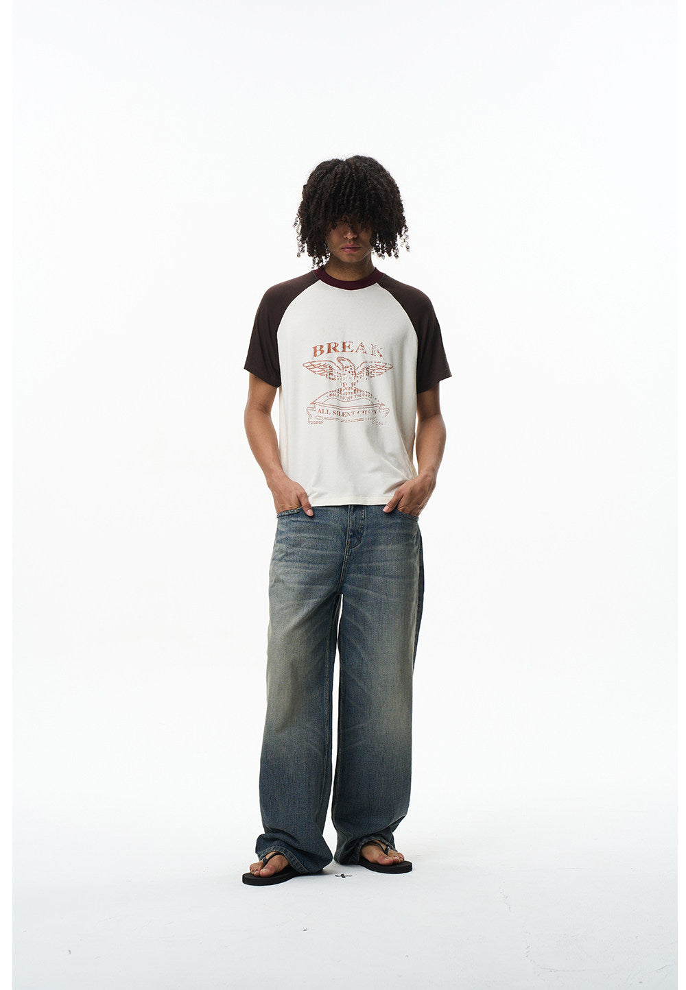 Vintage Letter Print T-Shirt