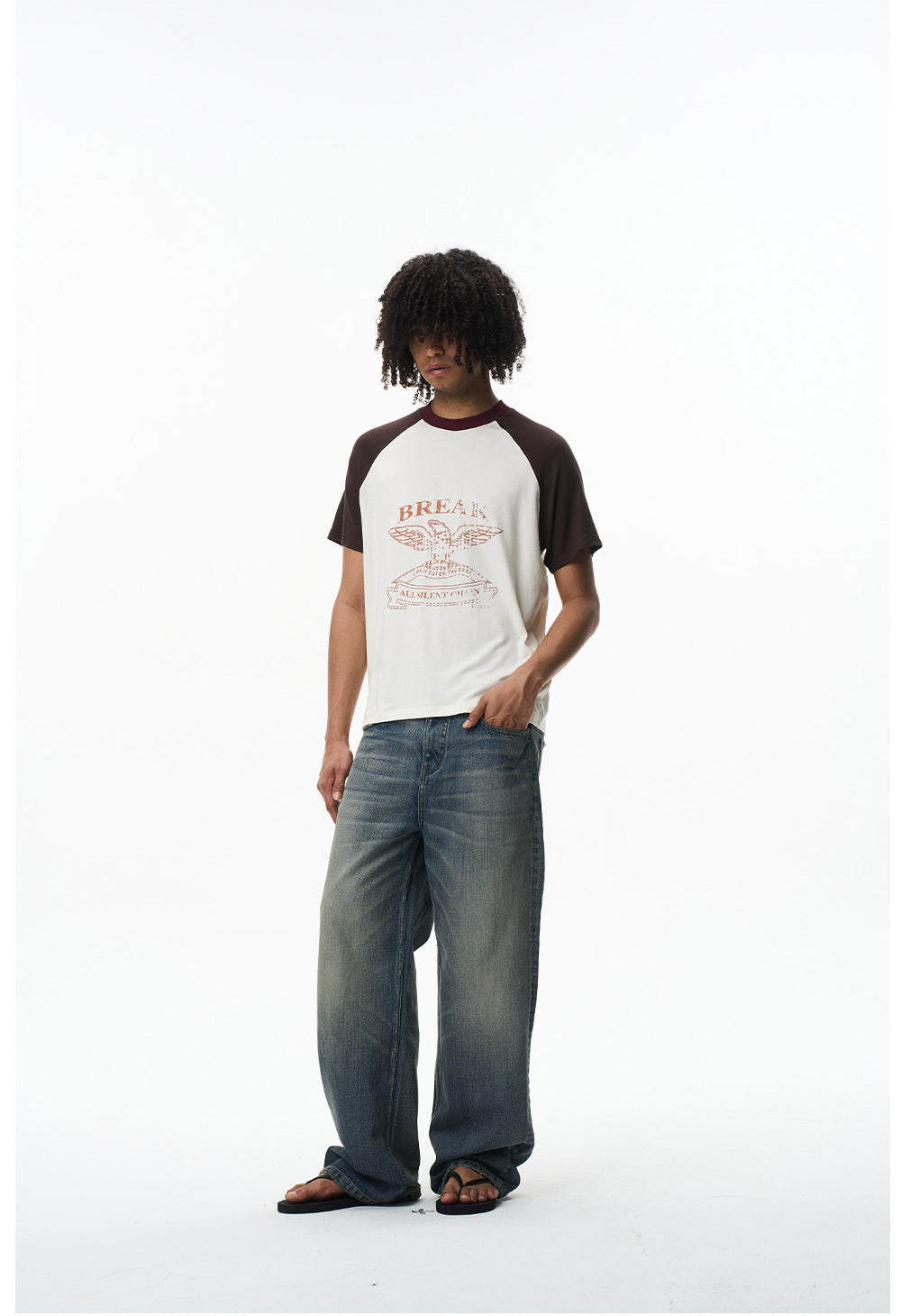 Vintage Letter Print T-Shirt