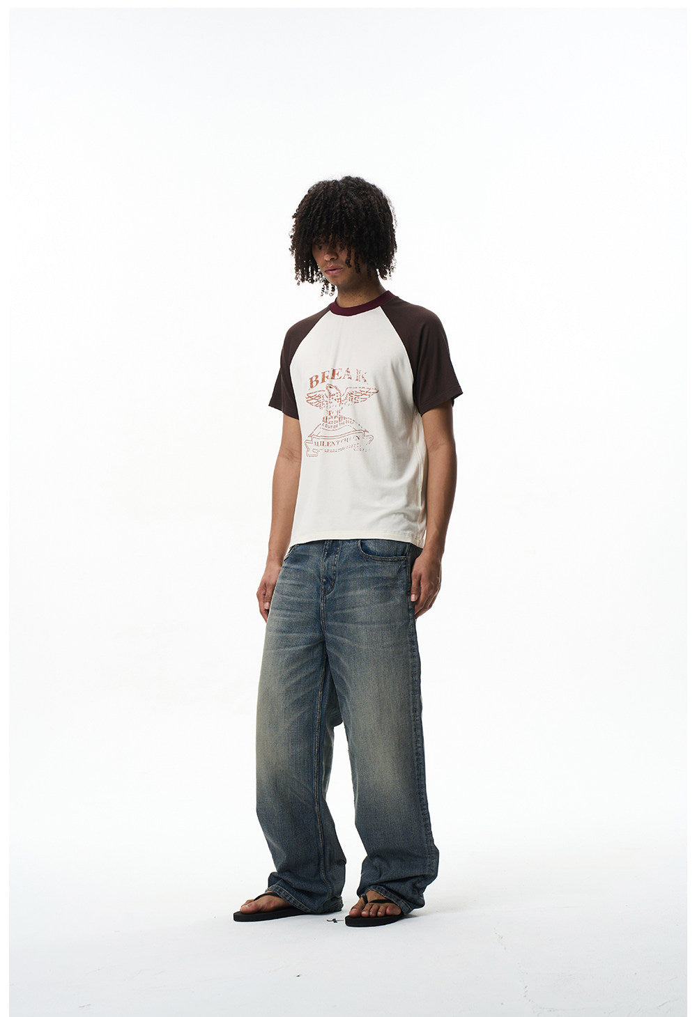 Vintage Letter Print T-Shirt