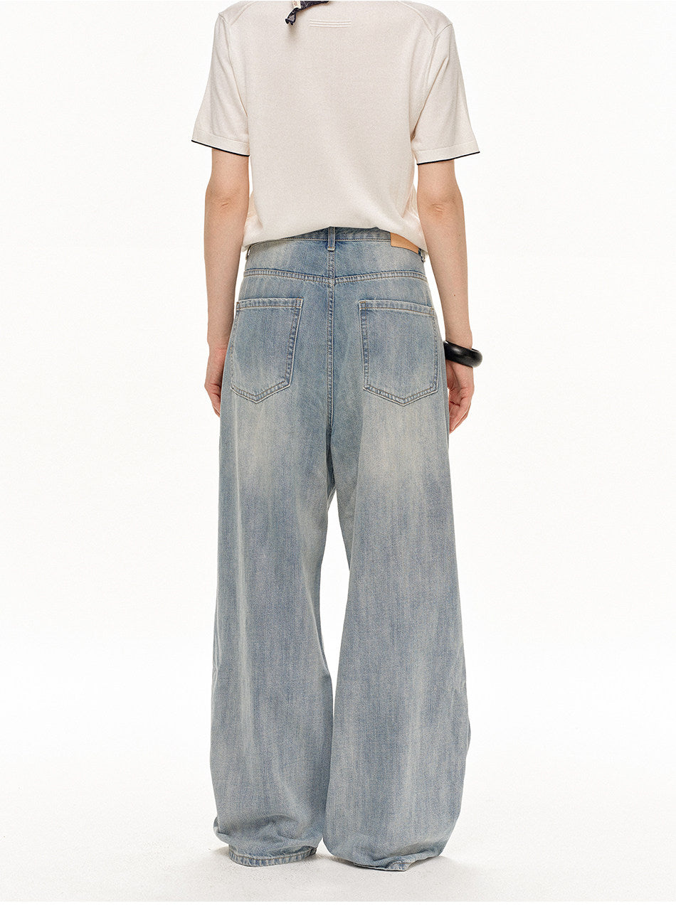 Unisex Loose Straight-Fit Jeans