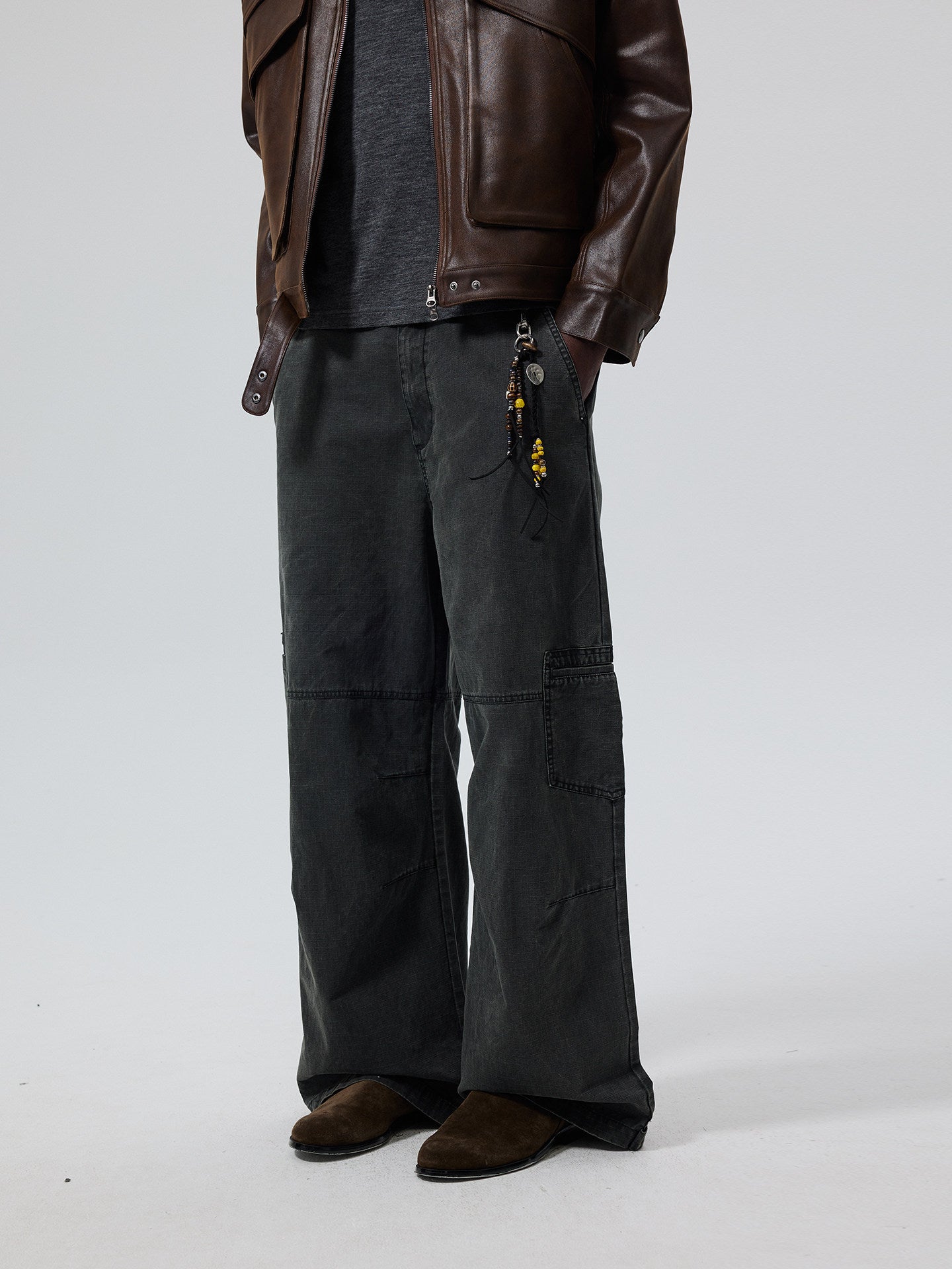 Distressed Cargo Pants