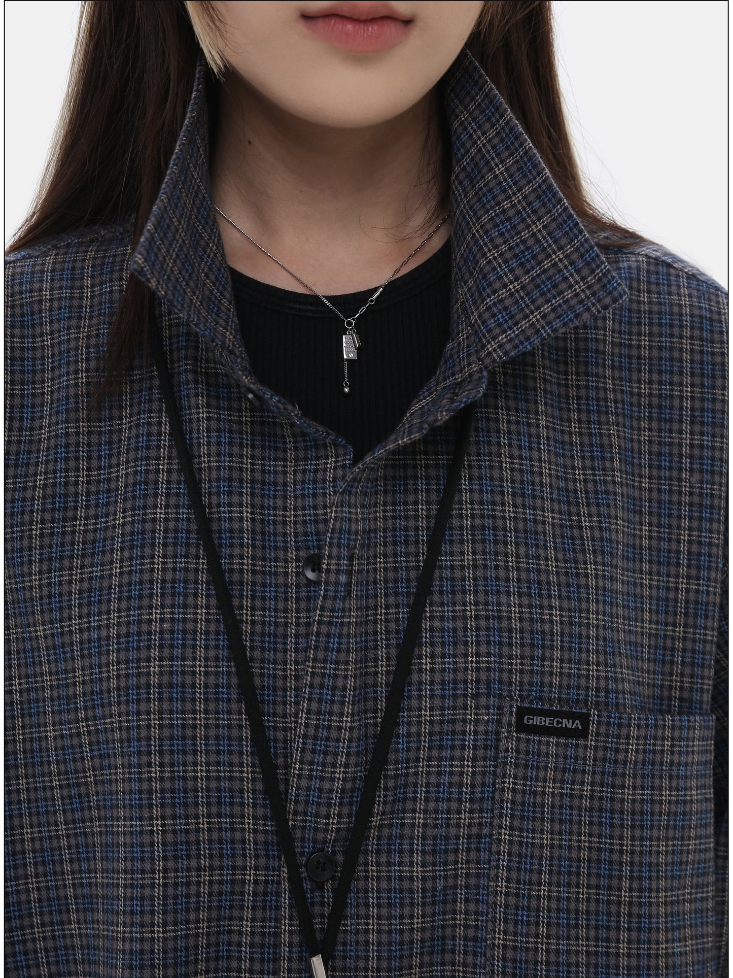 Loose Casual Check Shirt