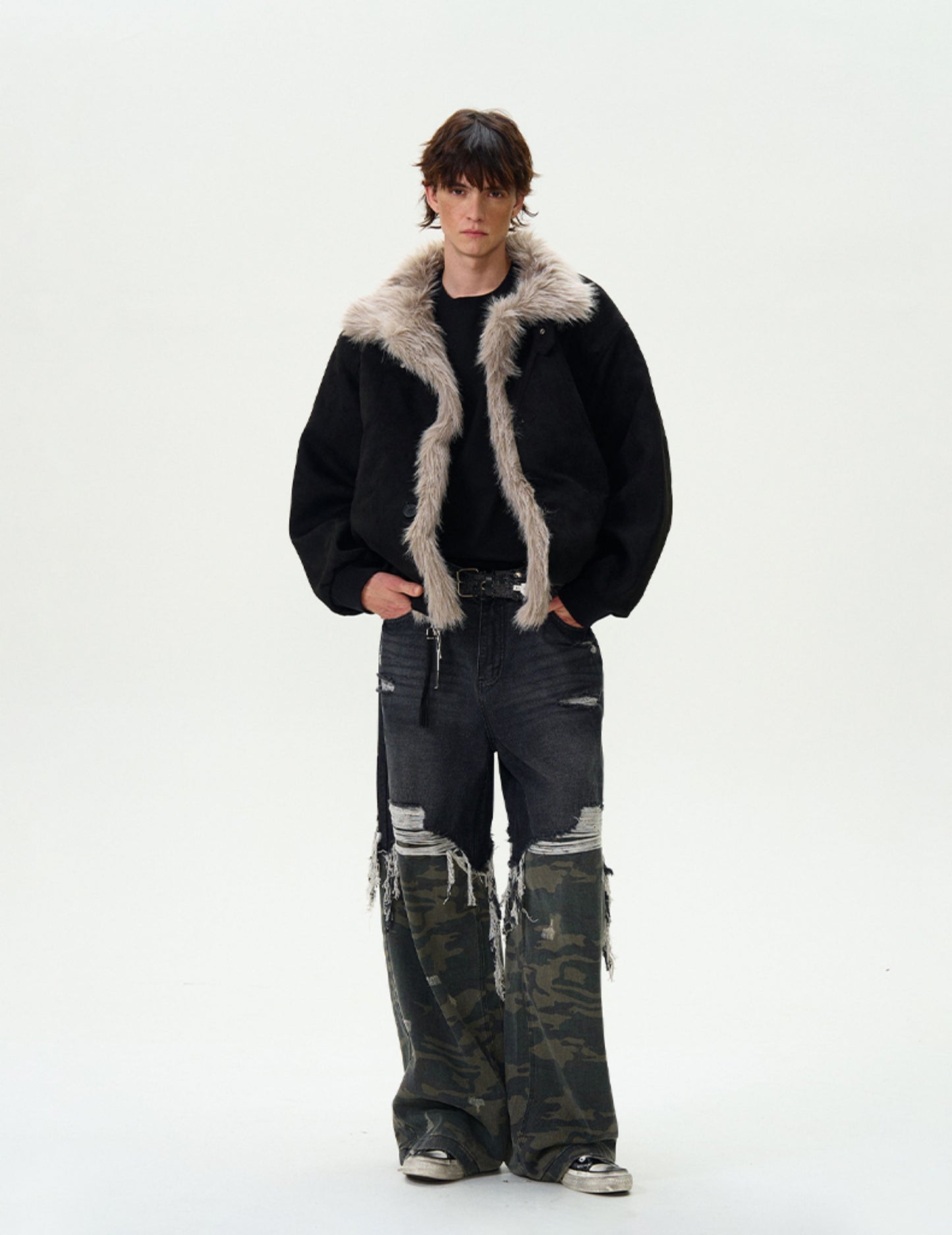 High-end fur collar jackets