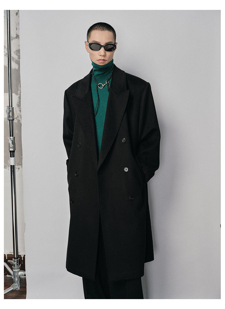 Double-breasted Wool Coat