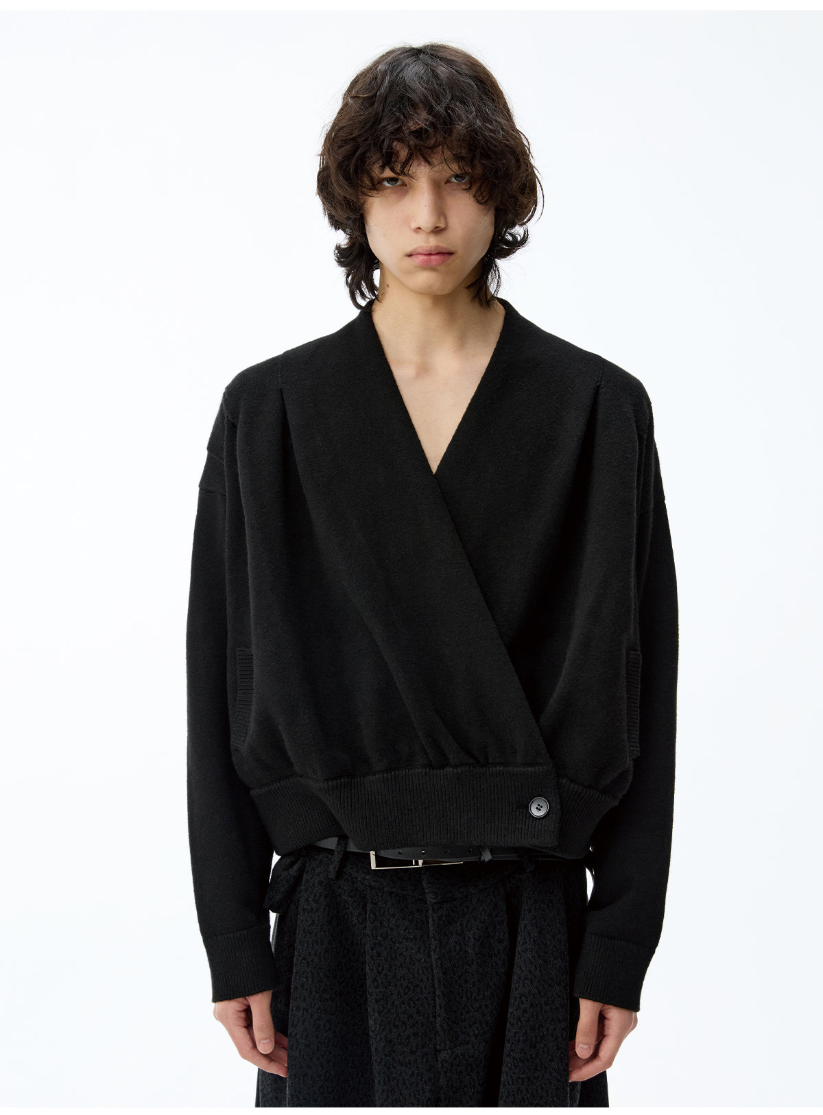 Crossover Knit Cardigan