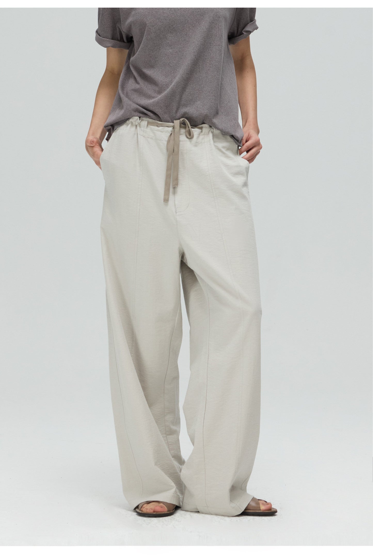 Drawstring Casual Pants
