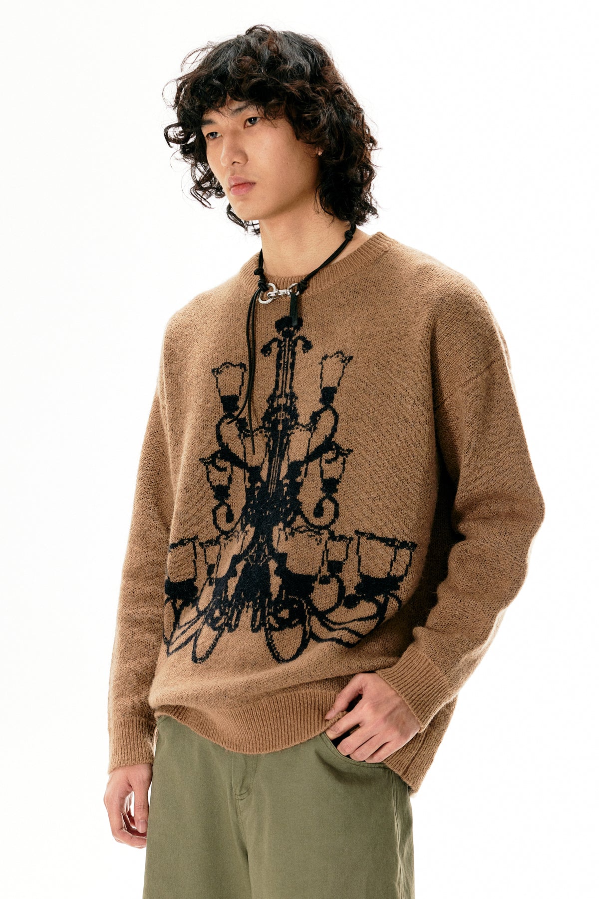 Chandelier knit sweater
