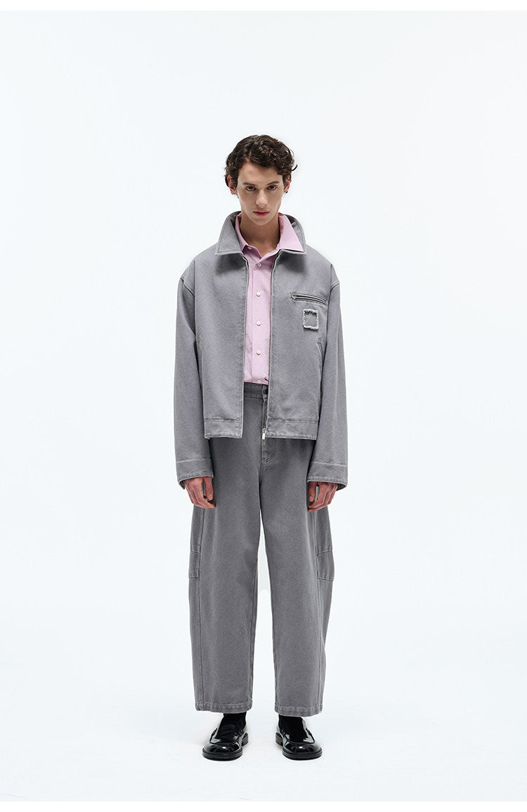 Damage Wash Casual Pants