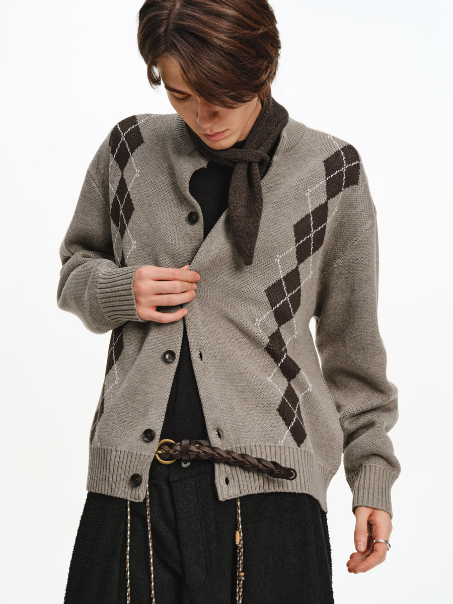 Hand-Draped Knit Cardigan