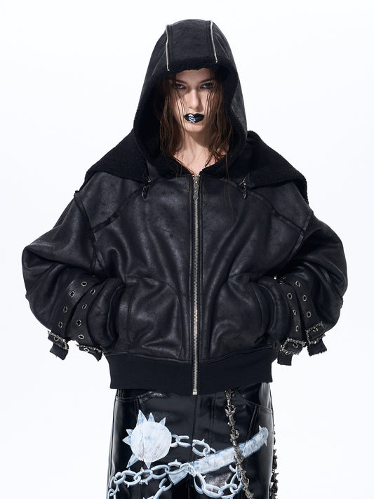 Double-Layer Jacket with Cotton Padding