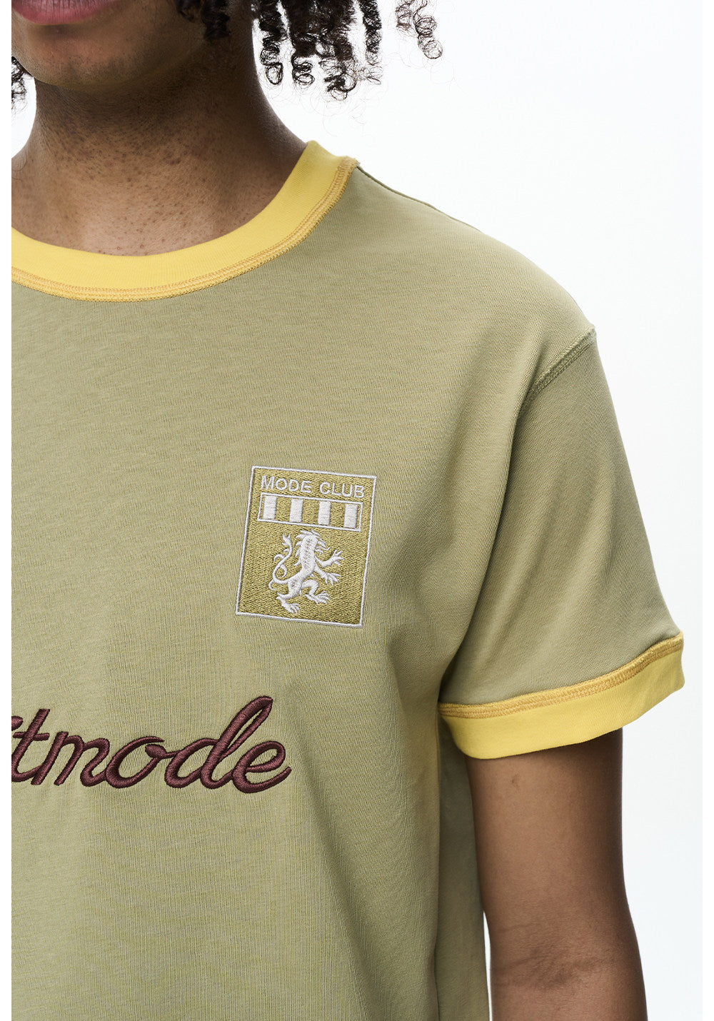 Vintage Embroidered Crew-Neck T-Shirt