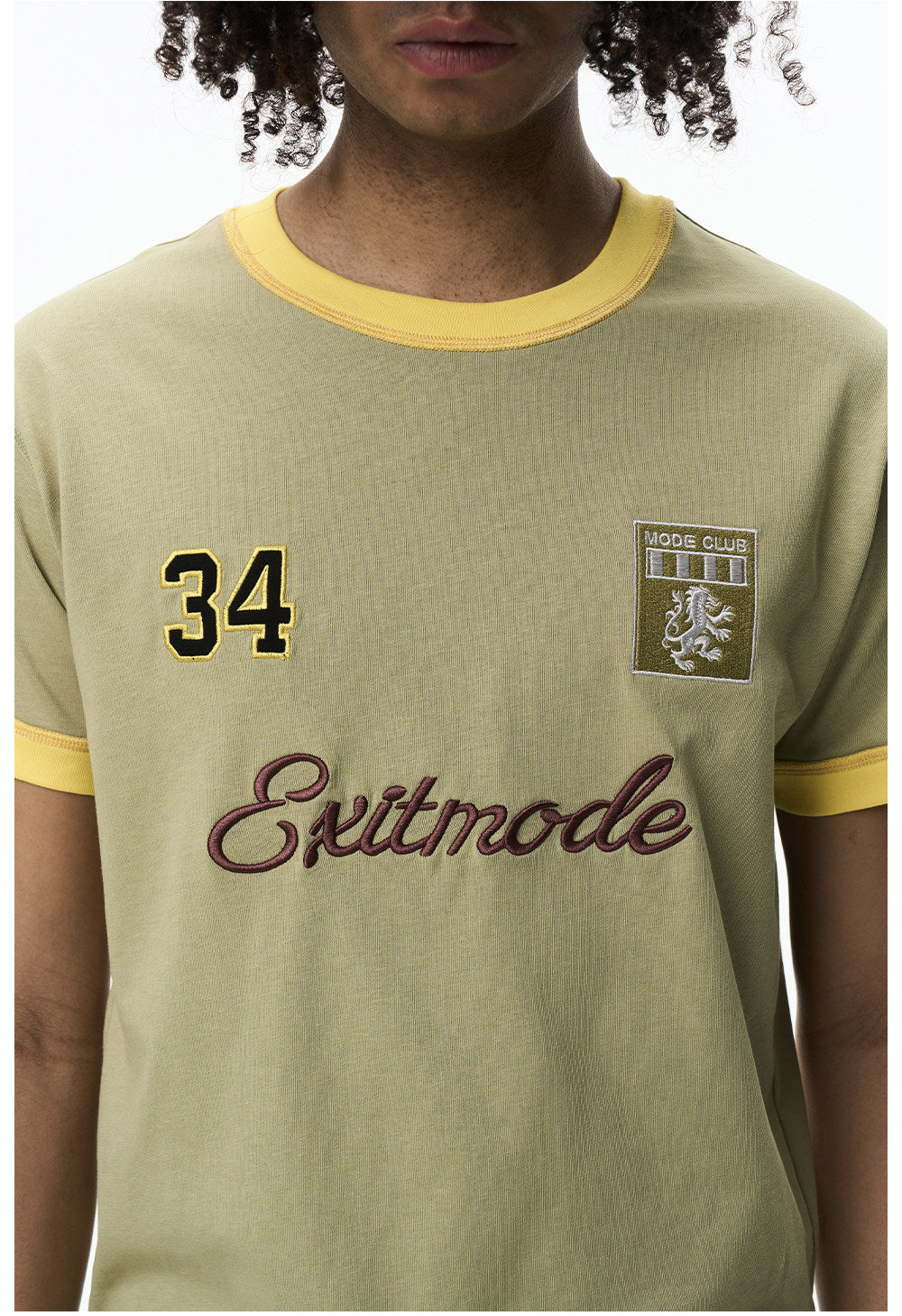 Vintage Embroidered Crew-Neck T-Shirt
