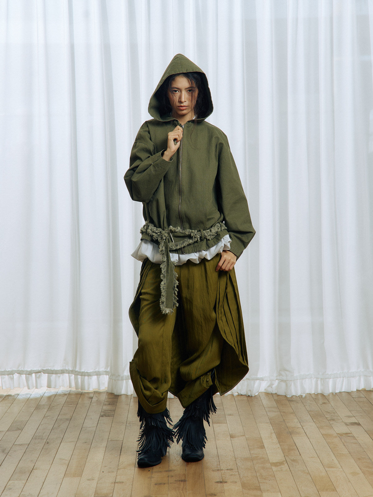 Pleated Casual Pants