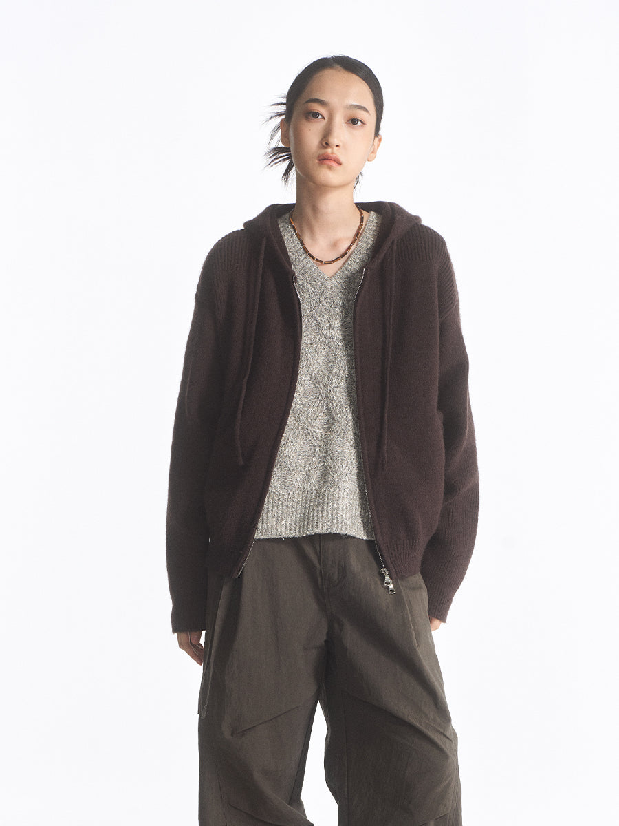 Drawstring Hooded Sweater