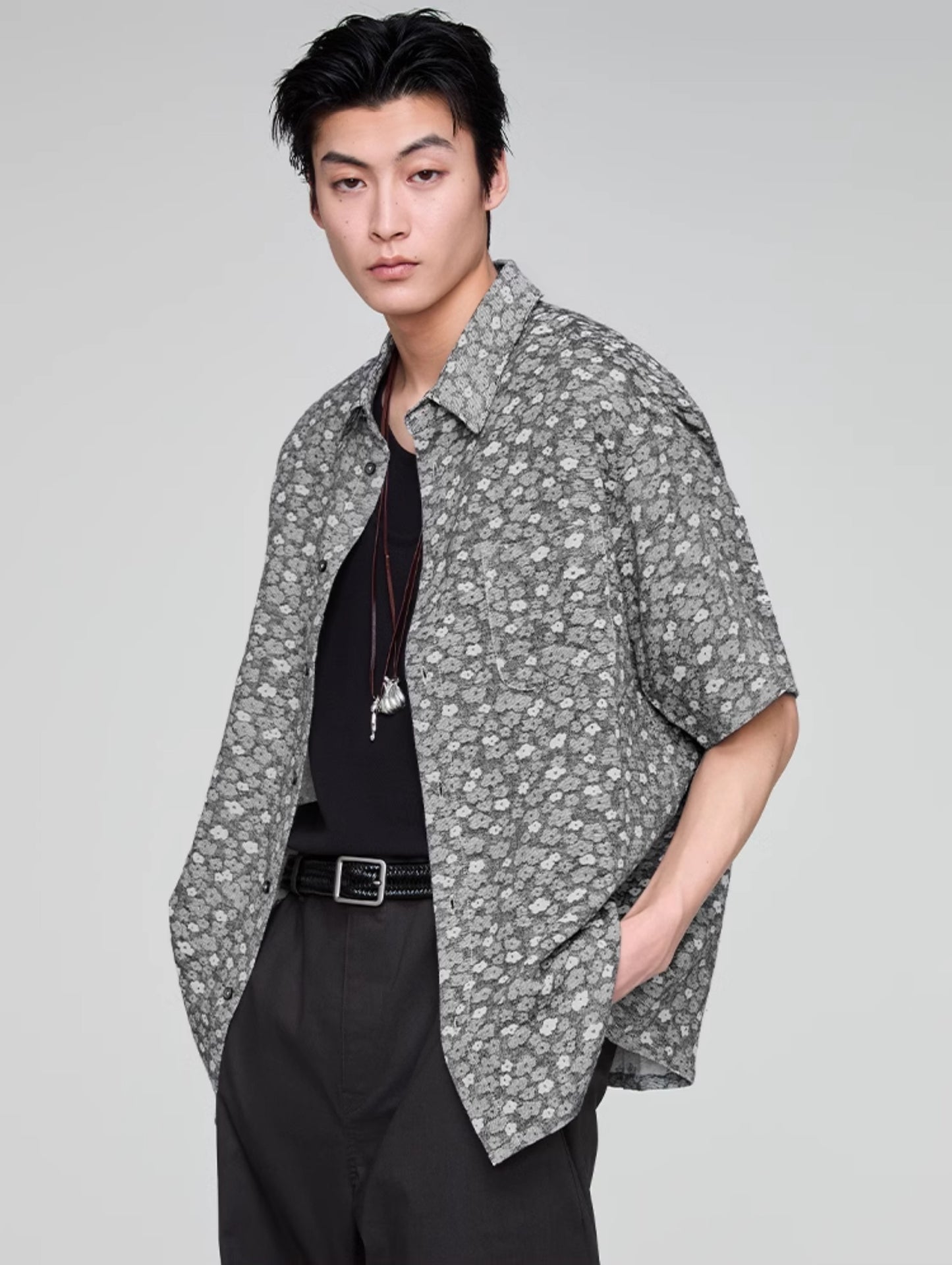 Retro Standard Collar Shirt