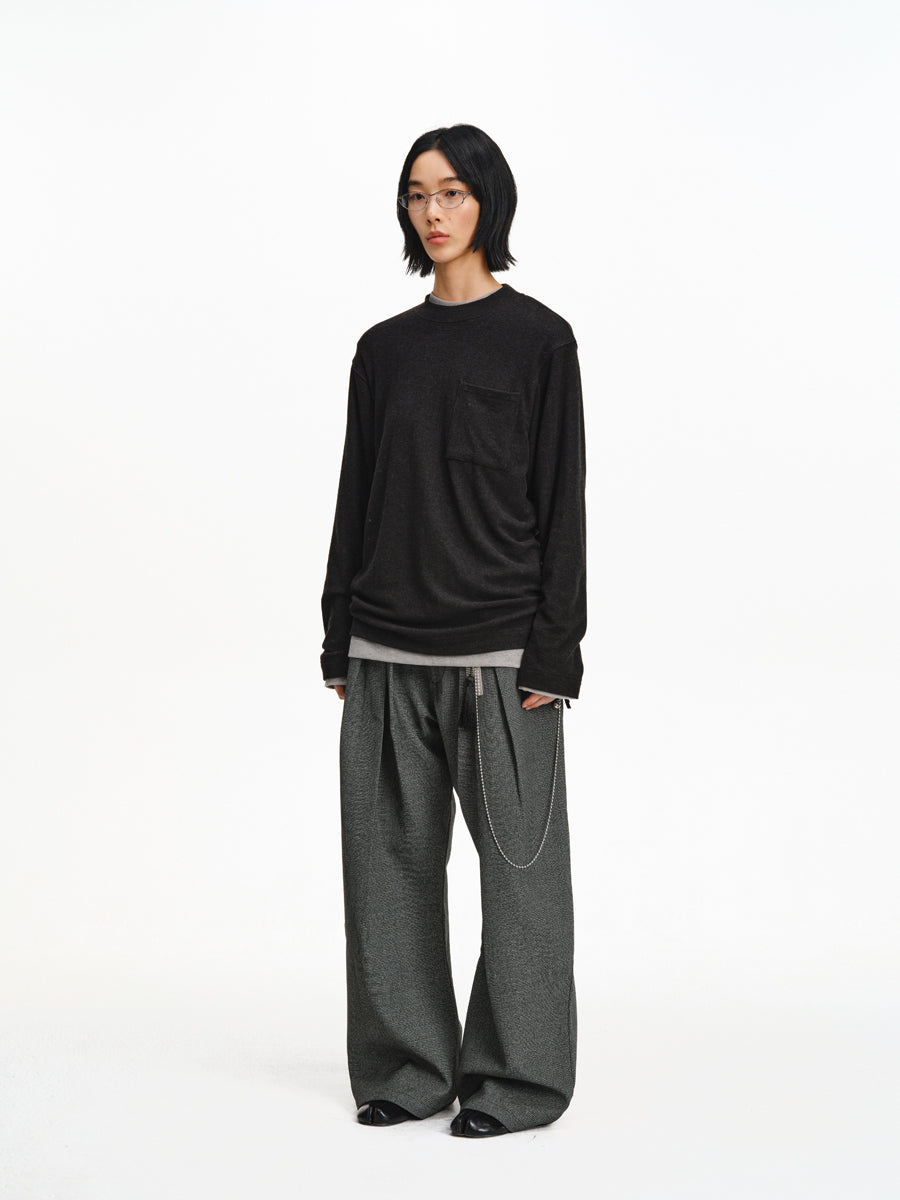 Pleated Loose Casual Pants