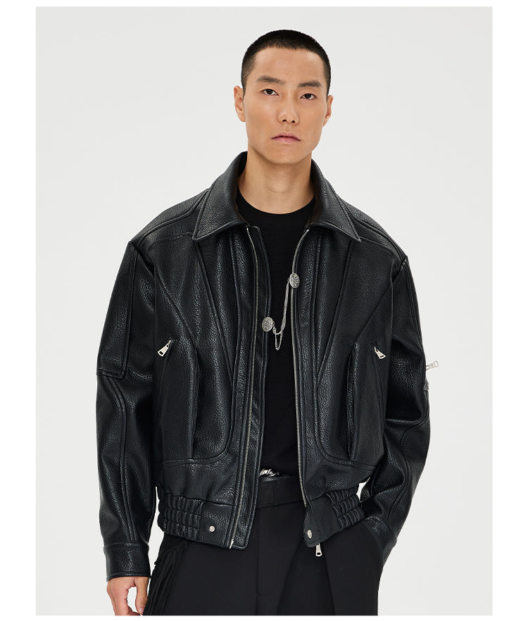 Short Leather Jacket