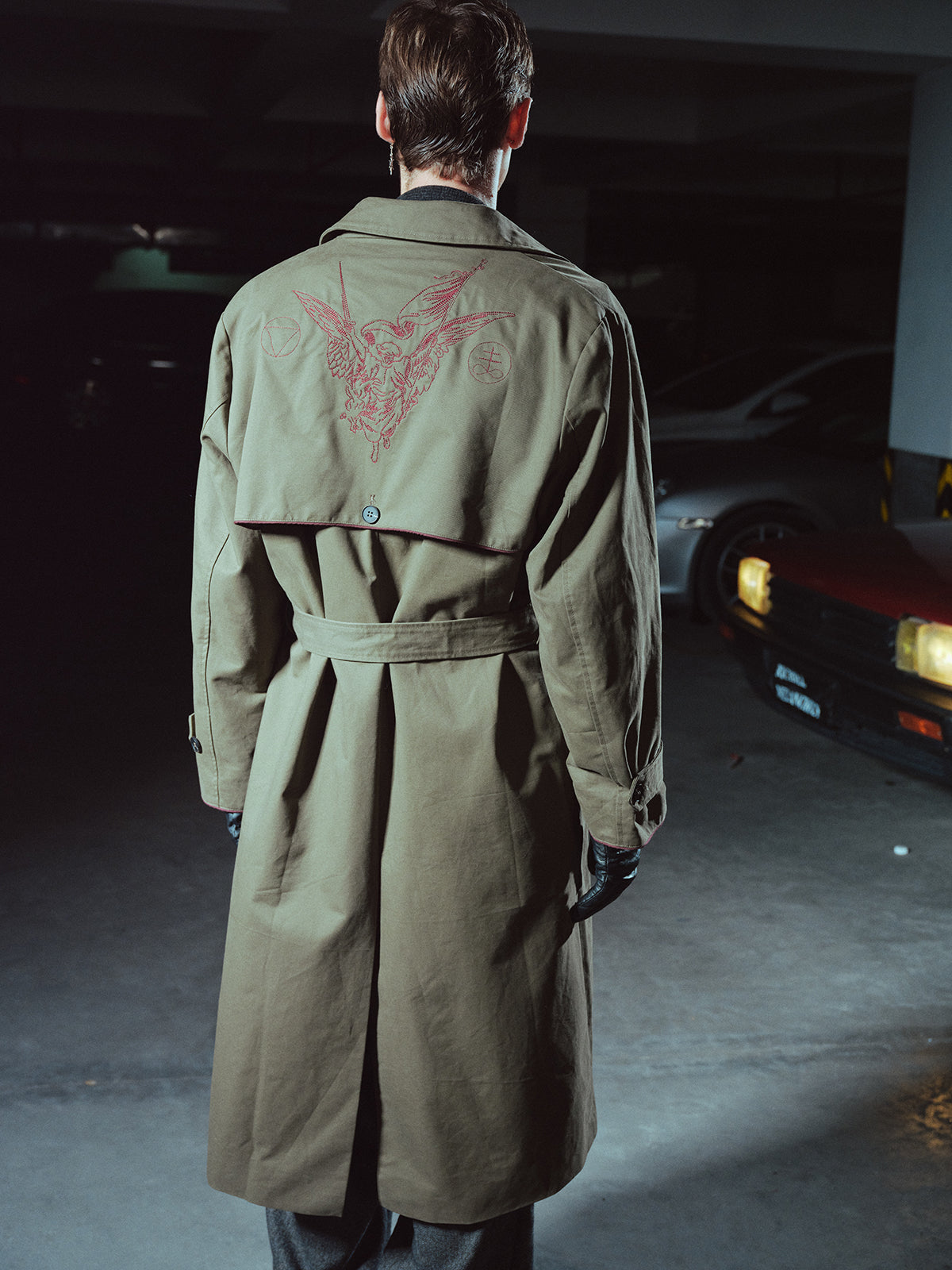 Single-breasted trench coat
