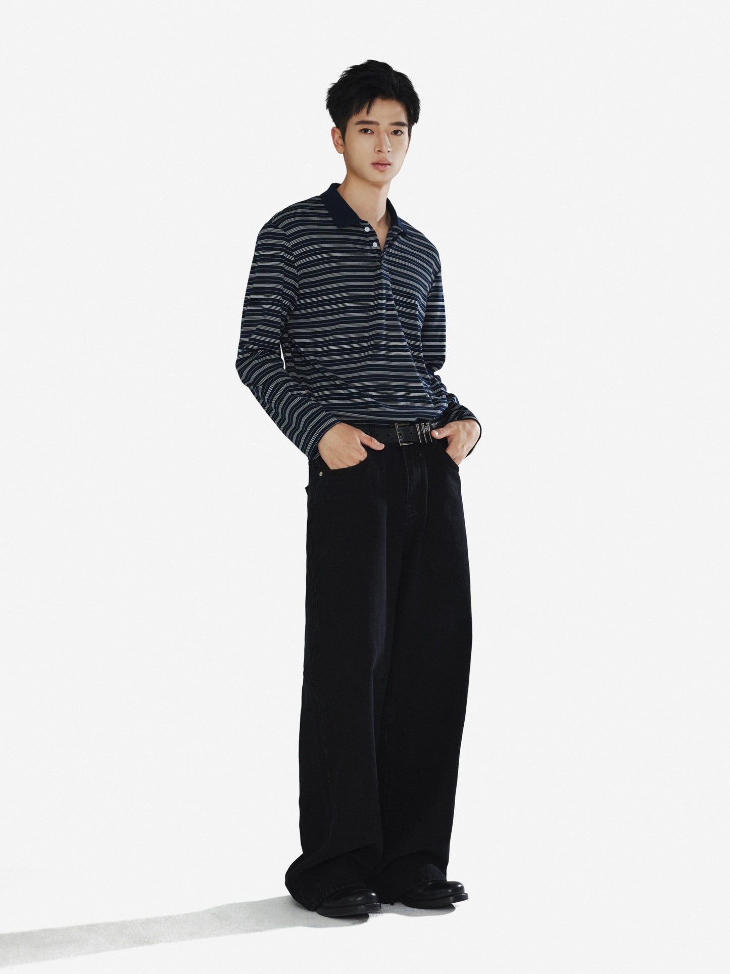 Loose-Fit Soft Polo Shirt