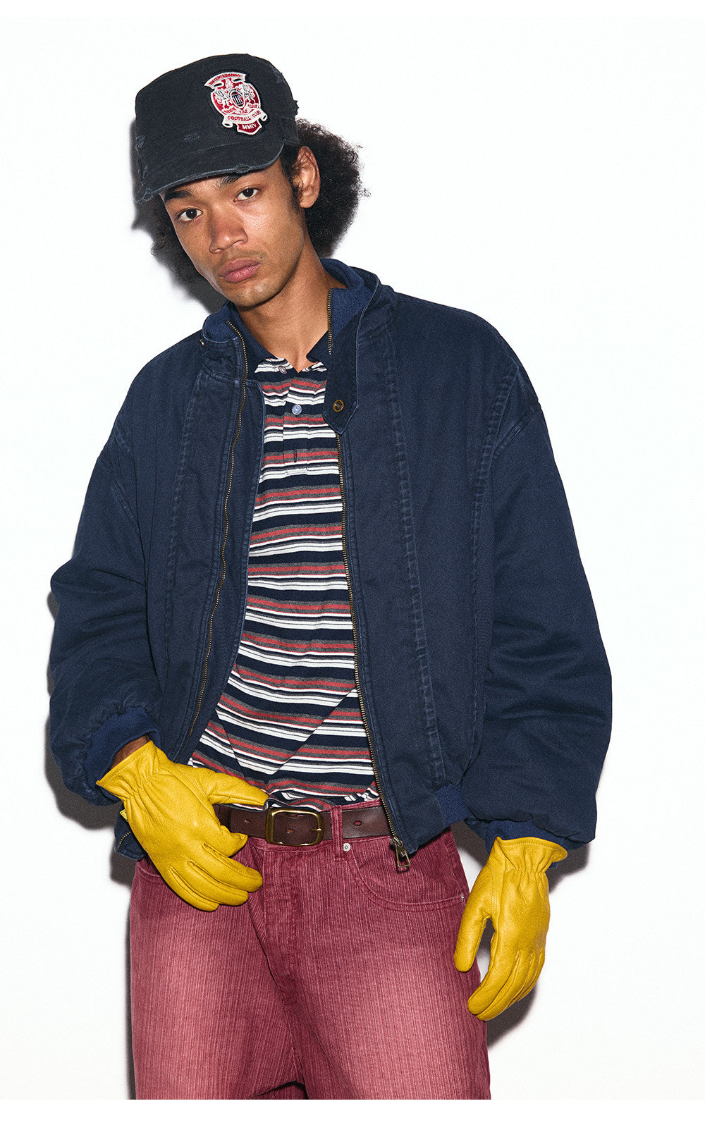 Checkered Lined Cotton Jacket