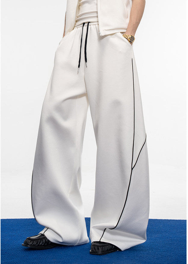 Air Layer Contrast Silhouette Jacket Set