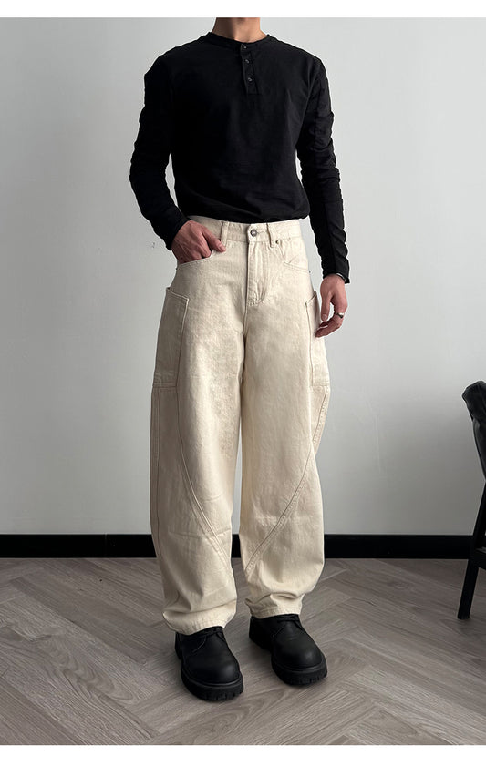 Wide leg casual pants