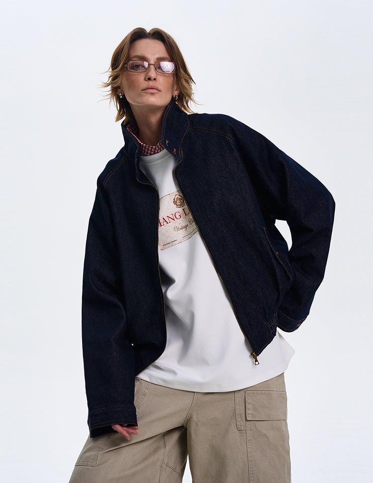 Harrington Denim Jacket