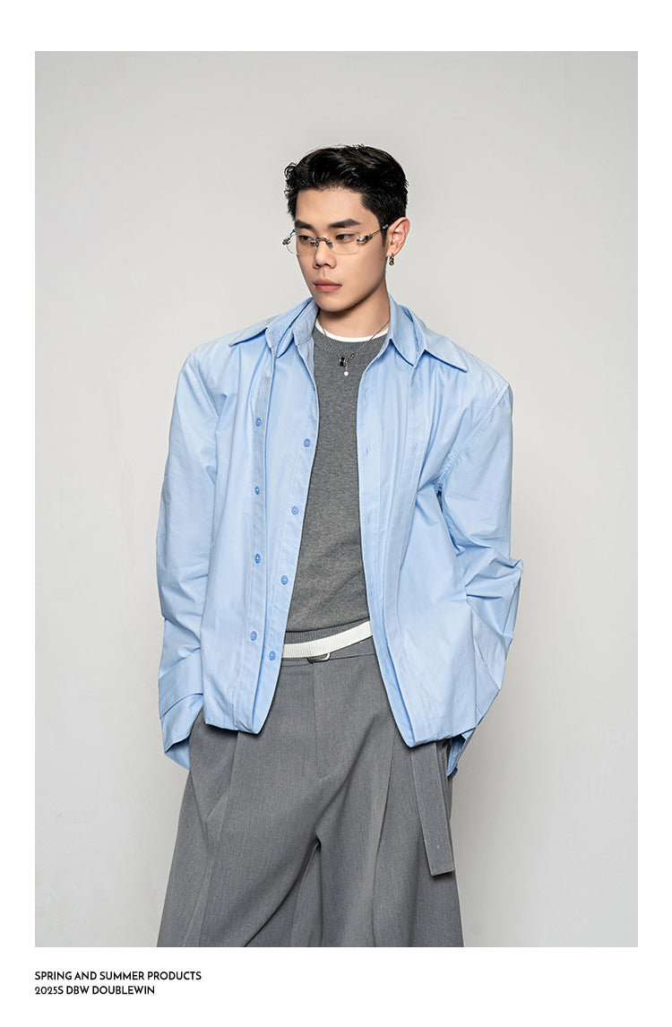 Fake Two-Piece Shirt