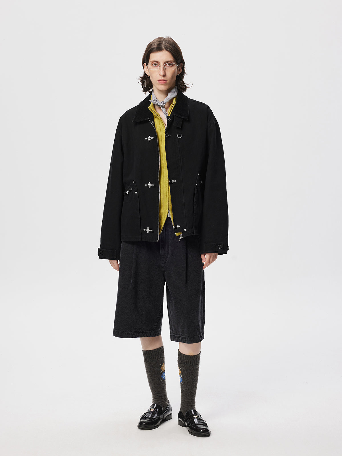 Lobster Button Short Jacket