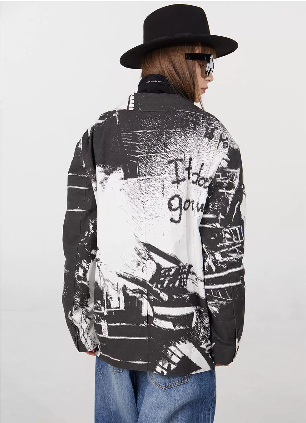 Unisex Film Graphic Design Jacket