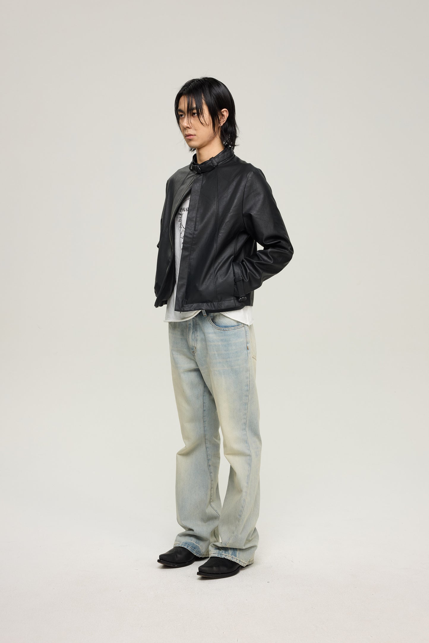 Twist-Head Flared Jeans