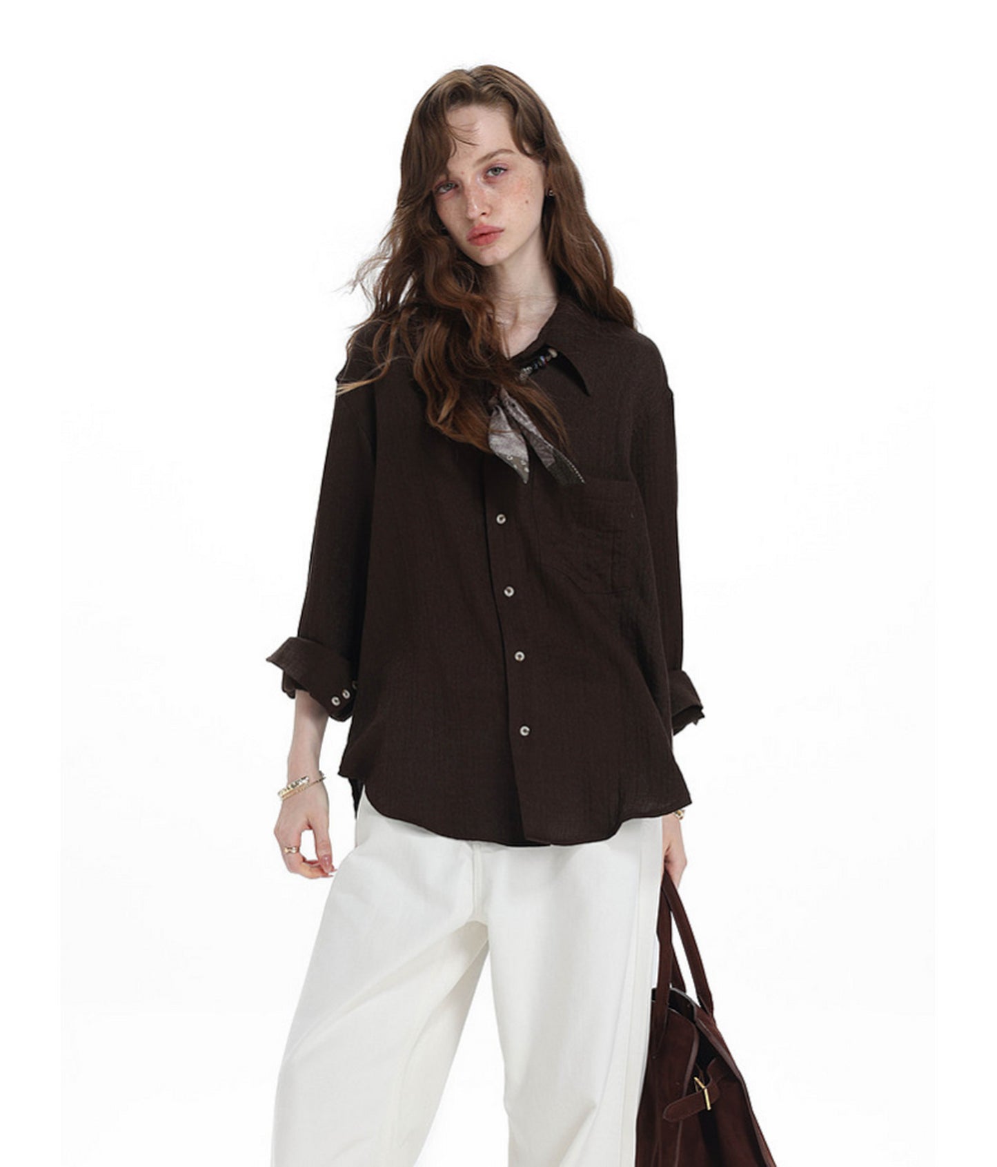Relaxed Linen-Lyocell Blend Shirt
