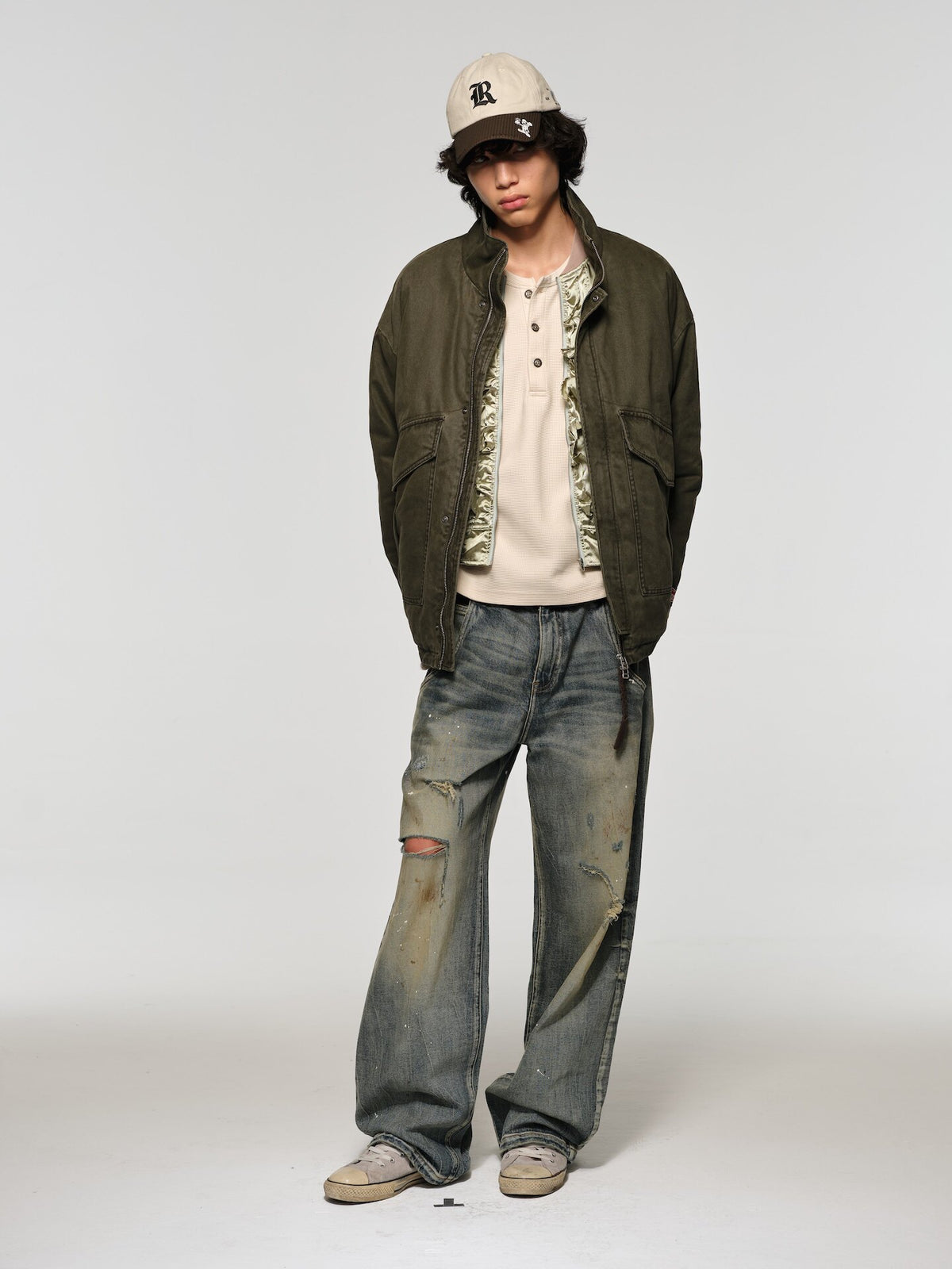 Vintage-Style Battlefield Cotton Jacket
