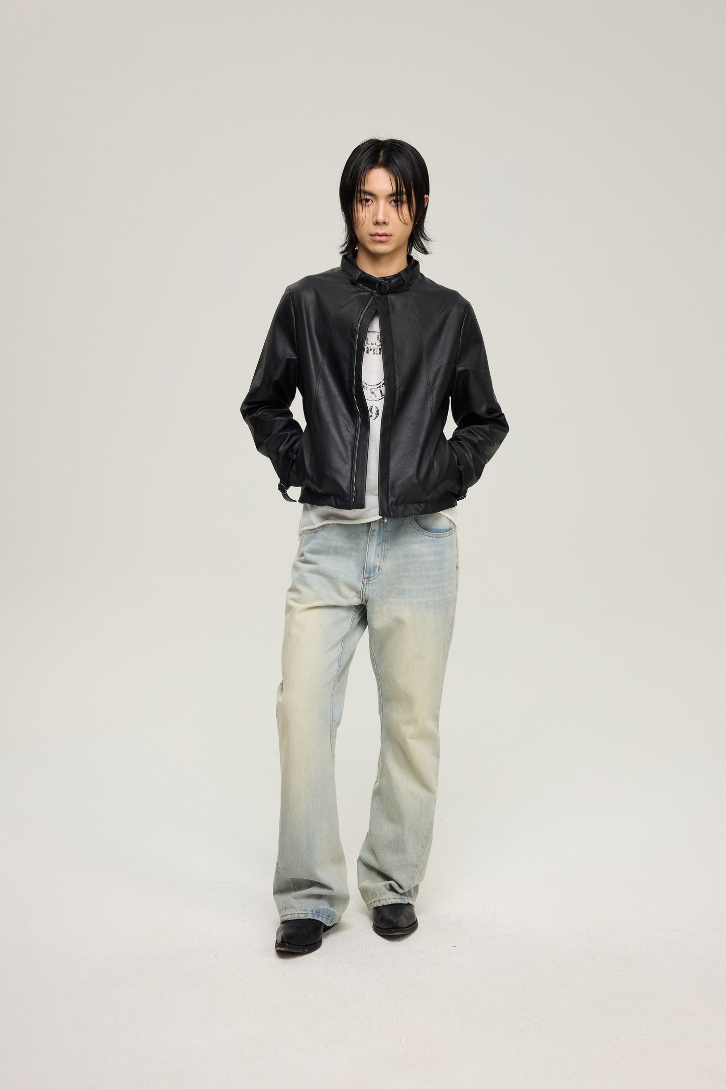Twist-Head Flared Jeans