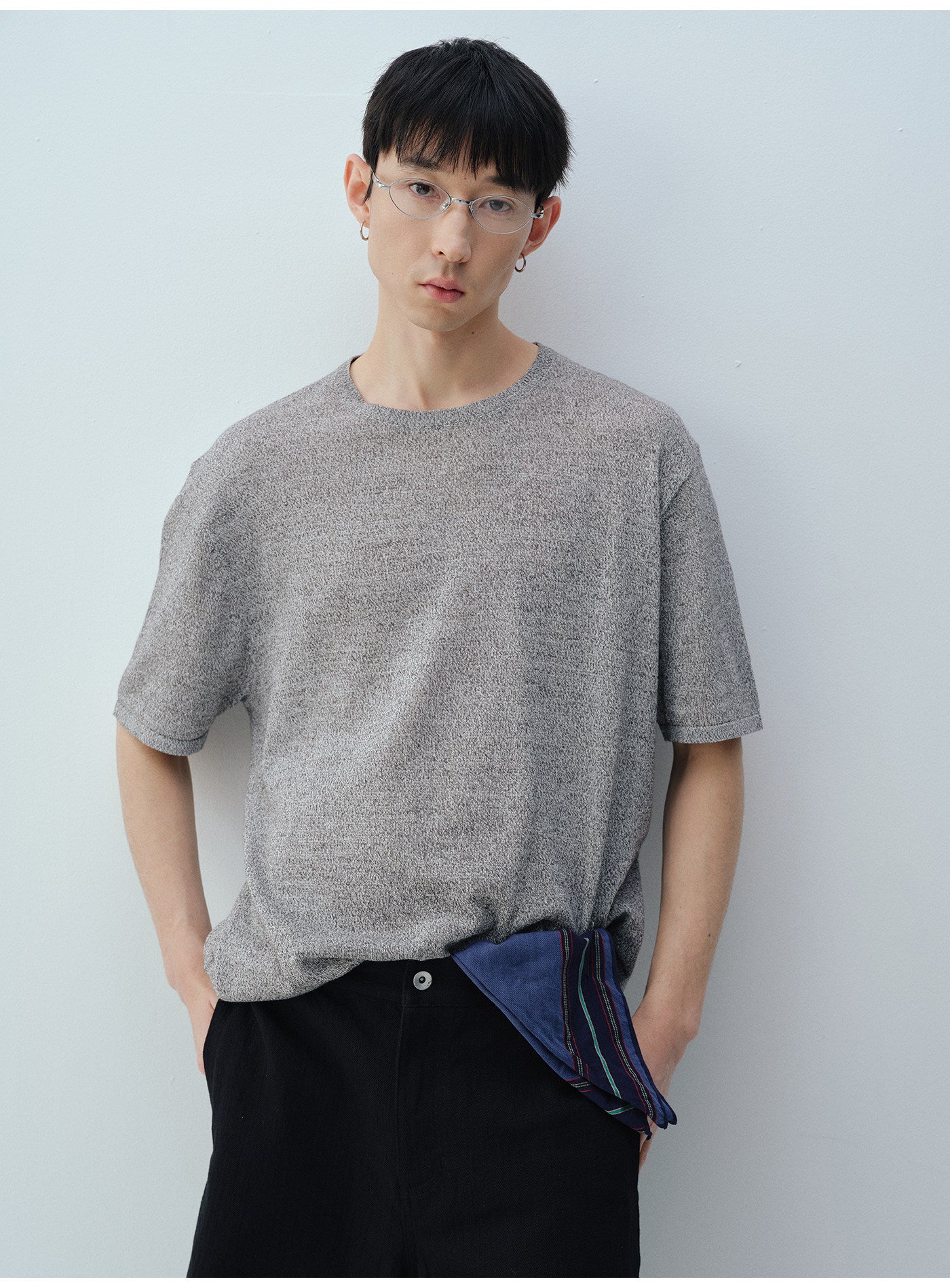 리넨-한지 혼방 티셔츠