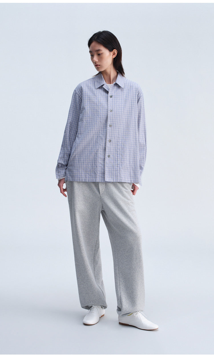 Casual Check Shirt with a Relaxed Fit