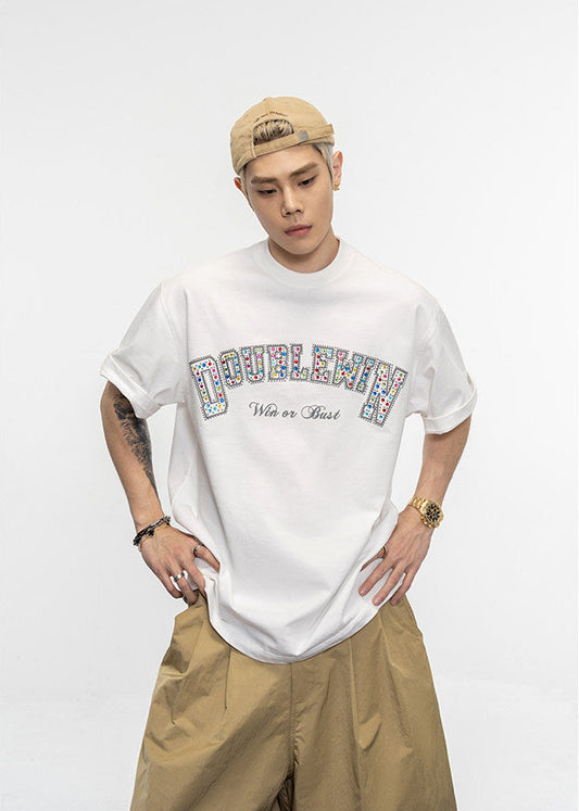 Loose-fit Round-Neck Casual T-Shirt