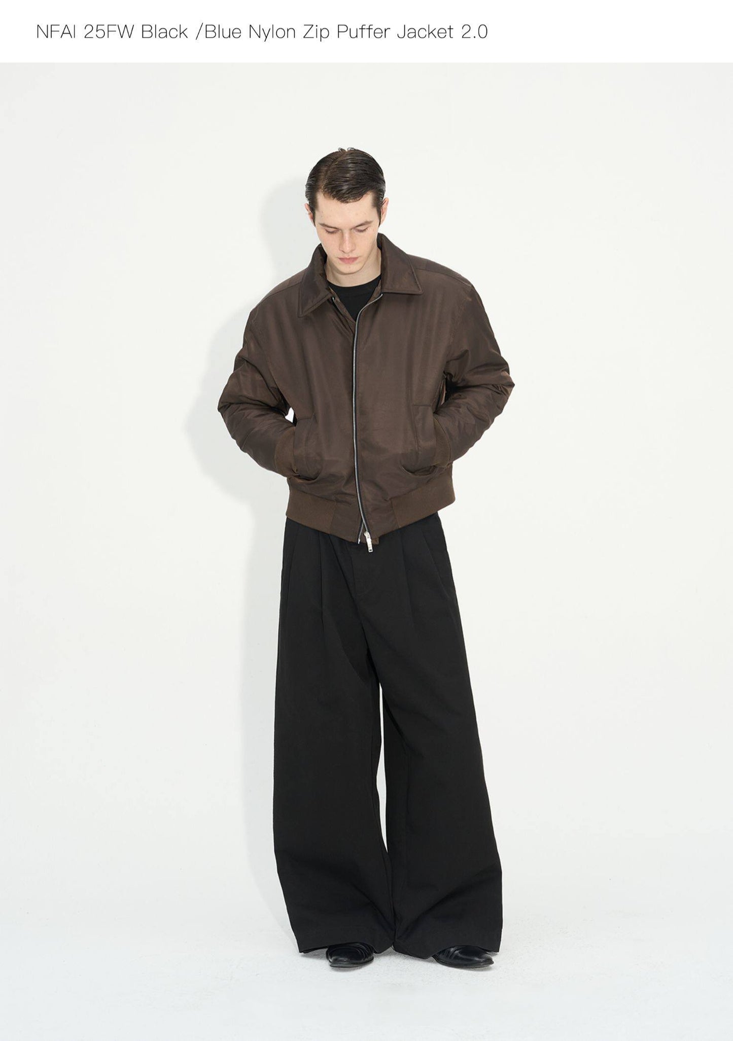 Collar-style cotton jacket