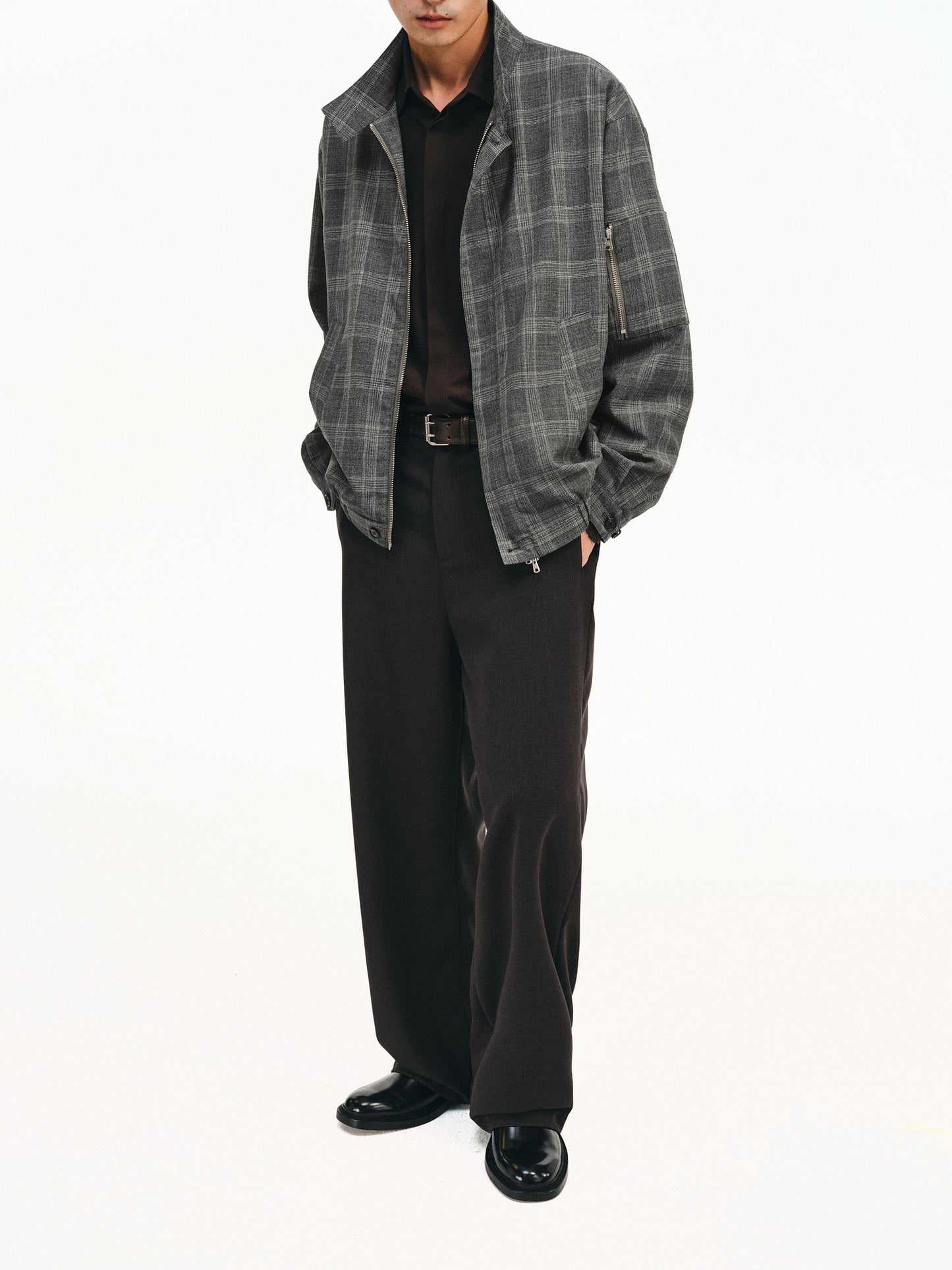 Wool Harrington Jacket