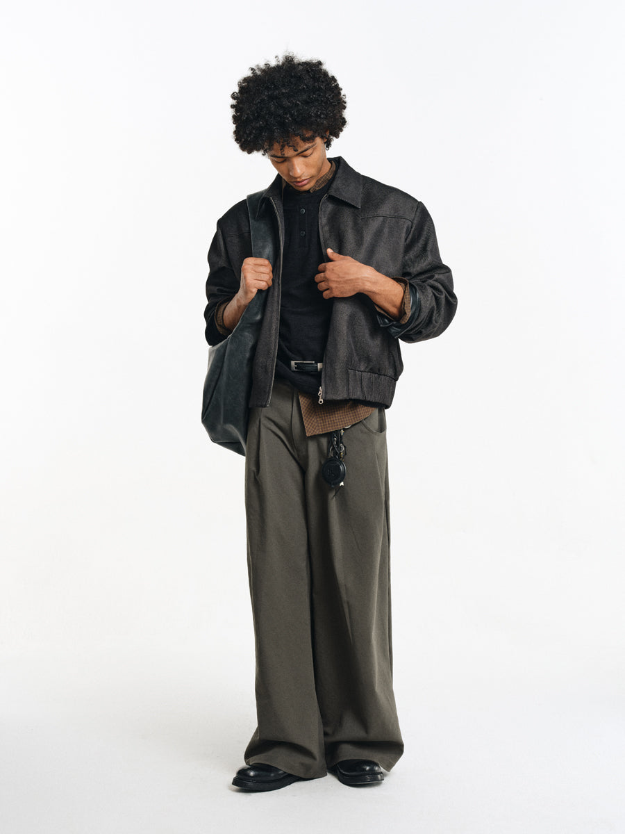 Short-length padded jacket