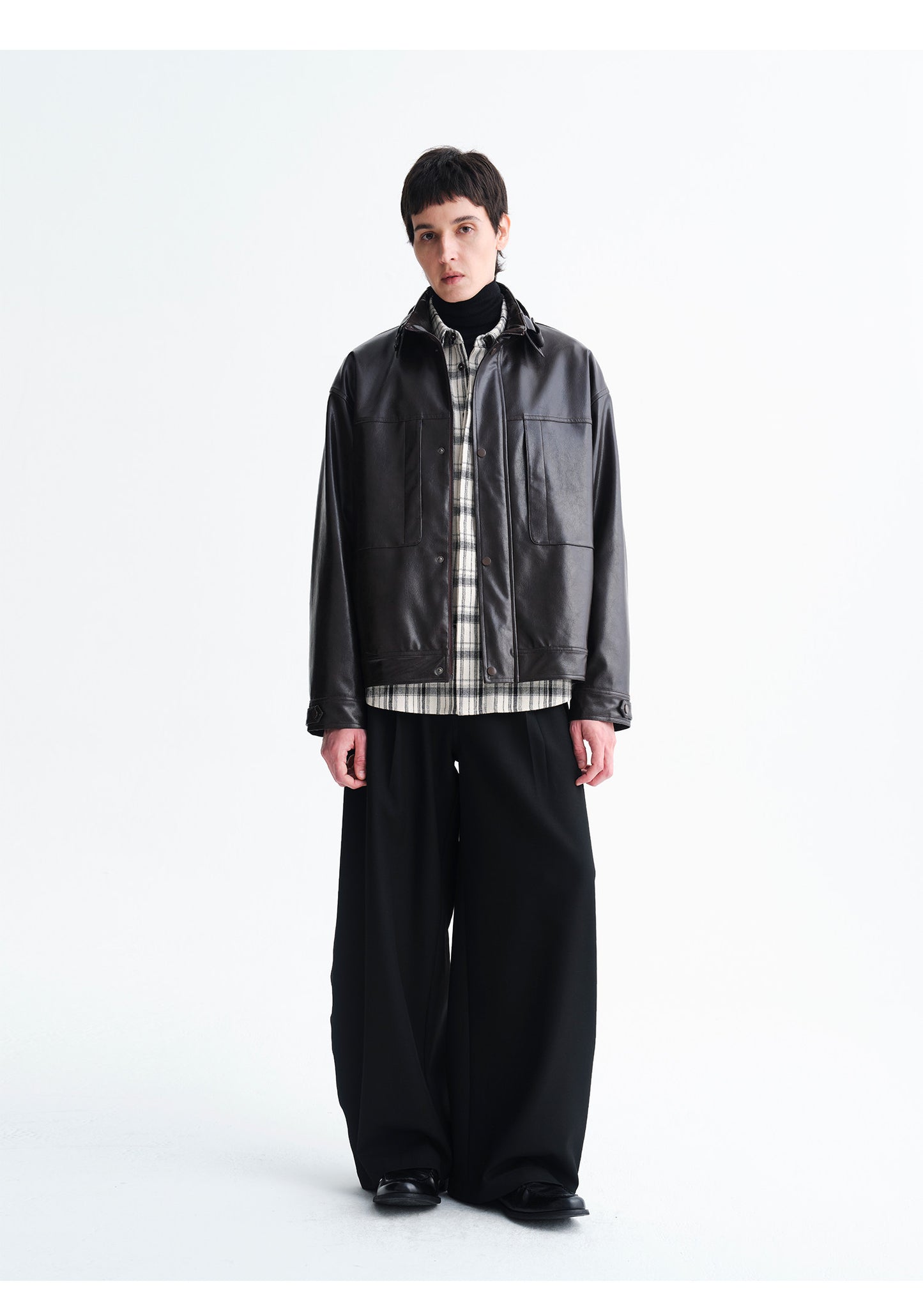 Minimalist Silhouette Casual Pants